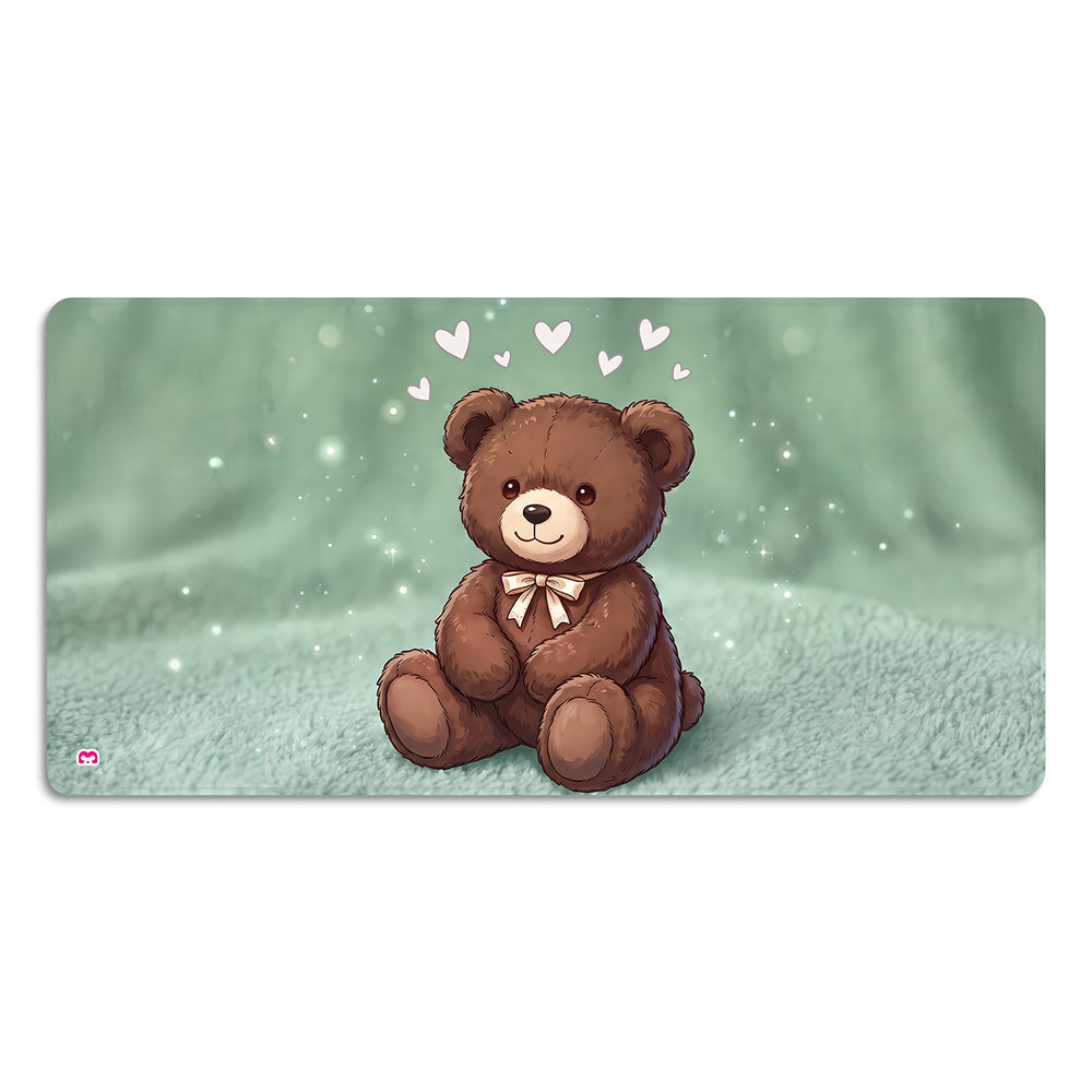 Podkładka Mousy - Green Teddy Bear
