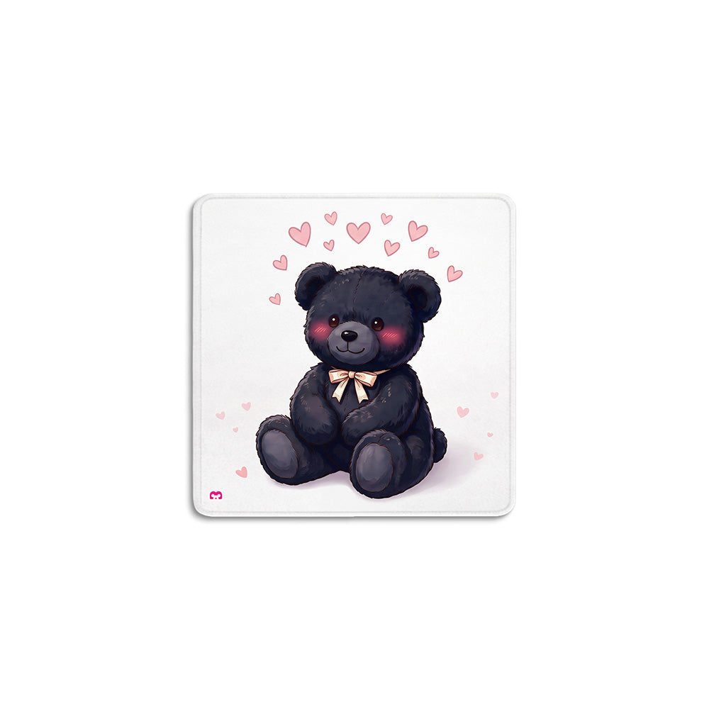 Podkładka Mousy - Black Teddy Bear
