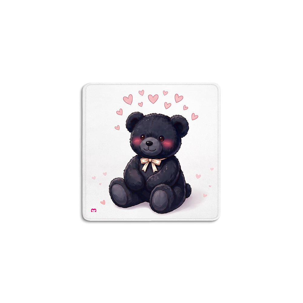 Podkładka Mousy - Black Teddy Bear