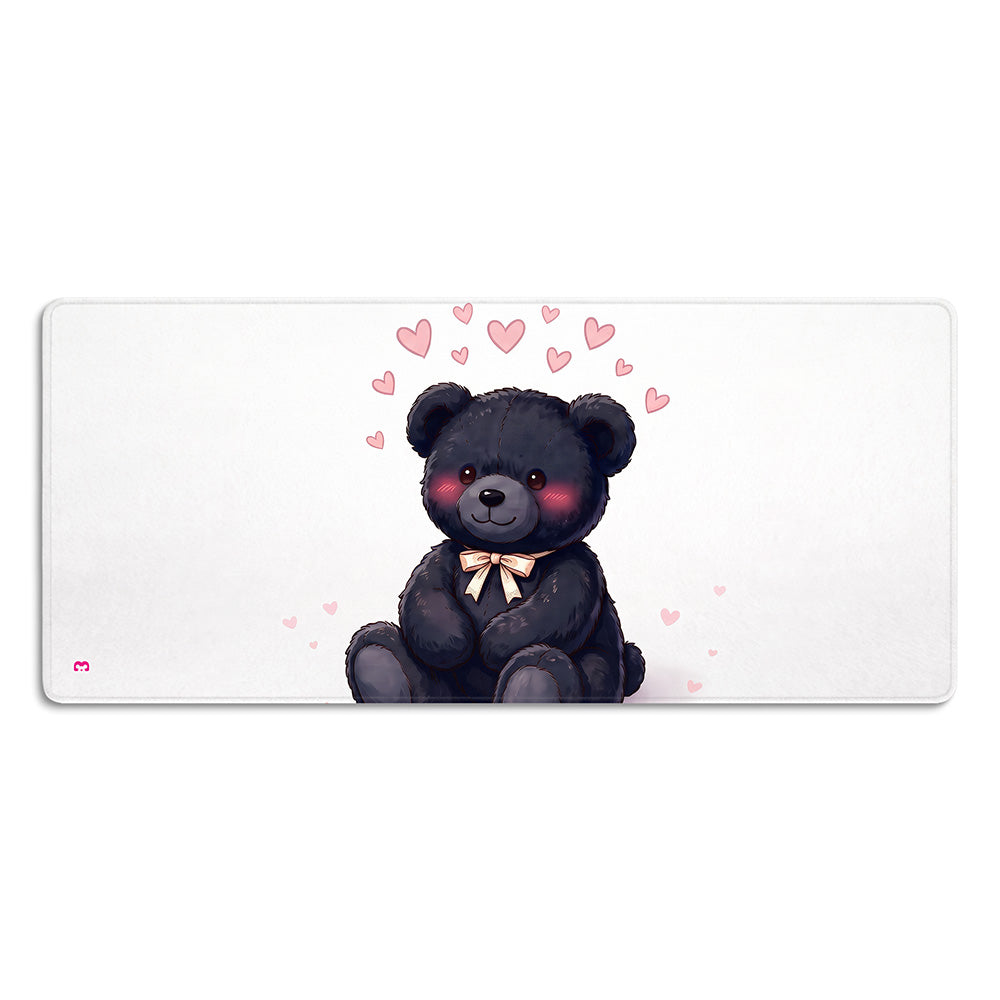 Podkładka Mousy - Black Teddy Bear